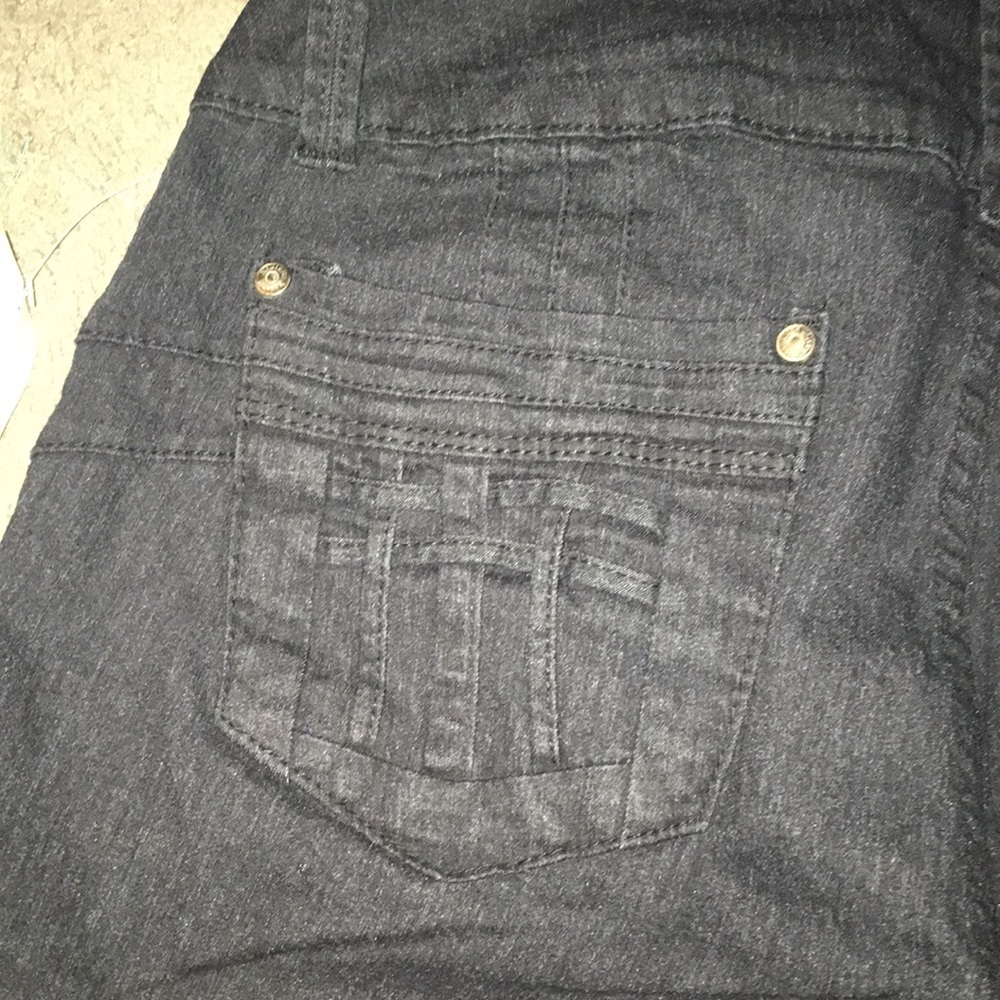 NWT Diamanté Jeans Jet Black Skinny Jeans - Picture 6 of 7